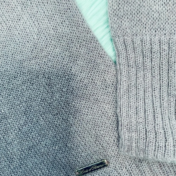 Conte of Florence Mohair Blend Lavender Sweater - Picture 6 of 7